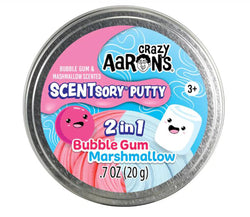 Bubblegum/Marshmallow Scentsory Putty - Duos - Crazy Aaron's Thinking Putty