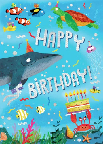 Sea Life Foil Card