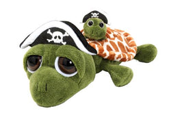 Pocketz SeaTurtle Pirate 12" Plush - The Petting Zoo