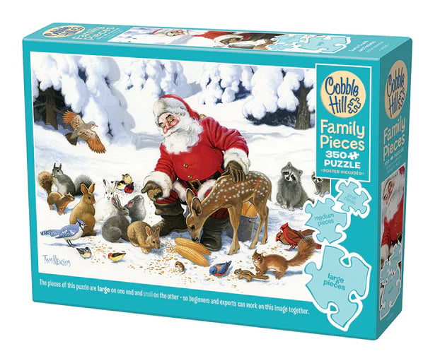 Santa Claus and Friends 350pc Family Puzzle Cobble Hill