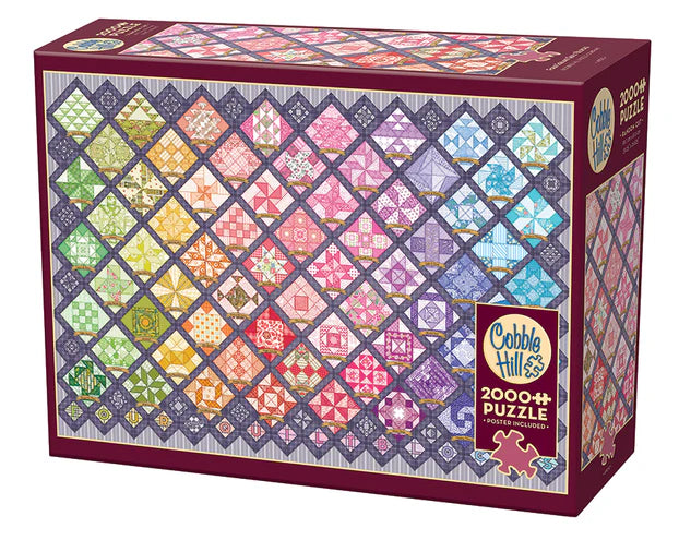 Four Square Quilt Blocks 2000pc Cobble Hill