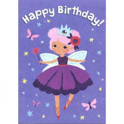 Fairy with Jewel Crown Greeting Card