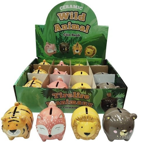 Wild Animal Coin Bank