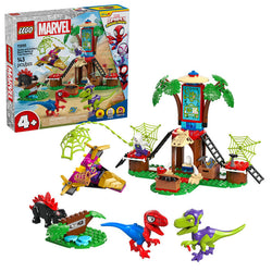 Spidey and Gobby's Raptor Battle at Tree House HQ - Lego Marvel Spidey and Friends