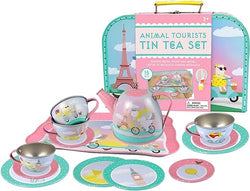 Animal Tourist Tin Tea Set