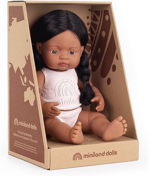 Miniland Indigenous Girl Doll 15