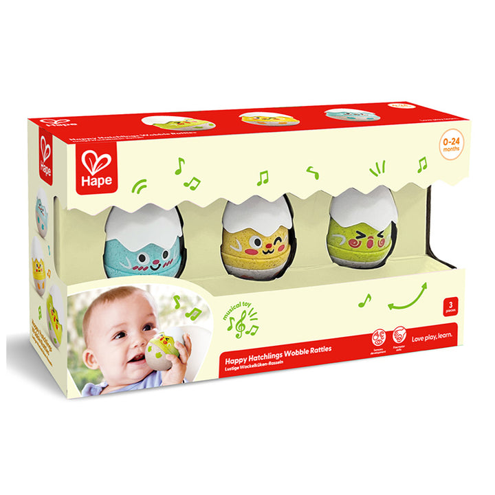 Happy Hatchlings Wobble Rattles - Hape