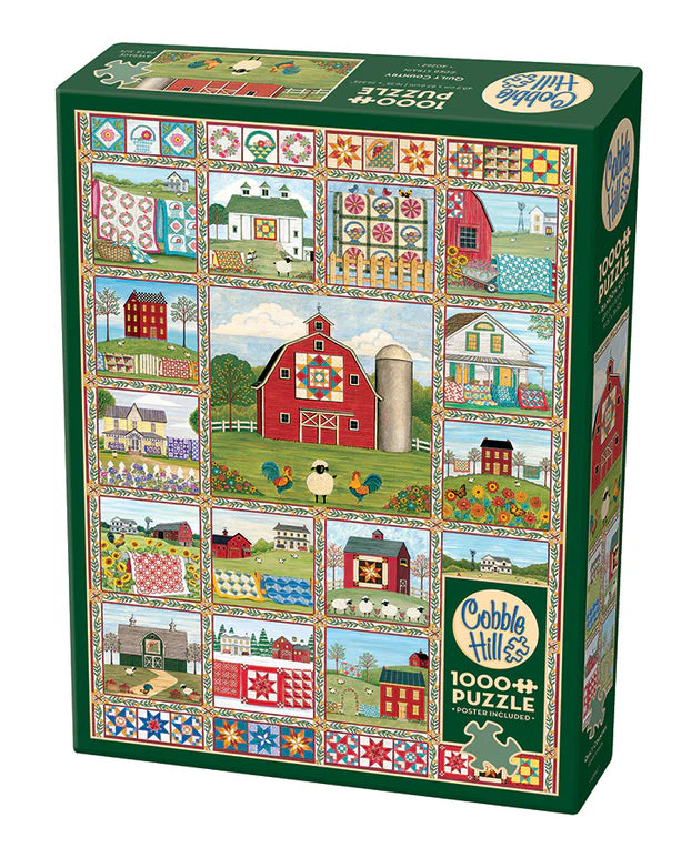 Quilt Country 1000pc Cobble Hill