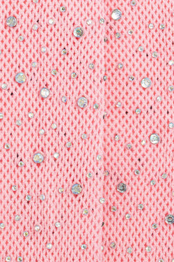 Rhinestone Tights Lt Pink Sz 3-8