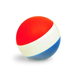 Rubber Hi-Bounce Ball - Red/Bue/White