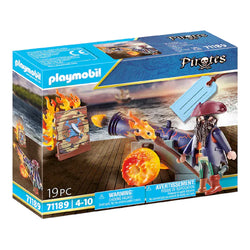 Pirate with Cannon Gift Set