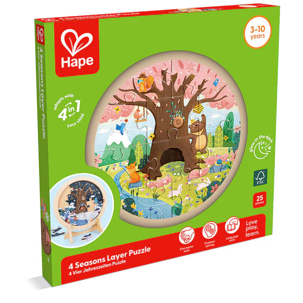 4 Seasons Layer Puzzle - Hape