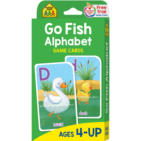 Go Fish Alphabet Flashcards