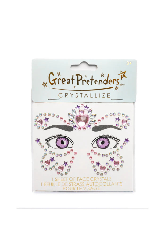 Butterfly Princess Face Crystals - Great Pretenders