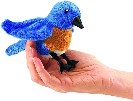 Mini Bluebird Finger Puppet