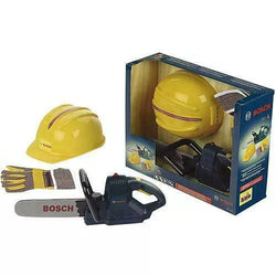 Bosch Chain Saw + Helmet + Gloves