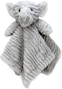 Grey Elephant Ridge Plush Nunu-Lovey Infant Blanket