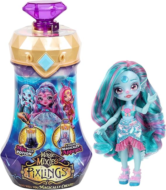 Magic Mixies - Pixlings S1 Doll Single Pk Aqua