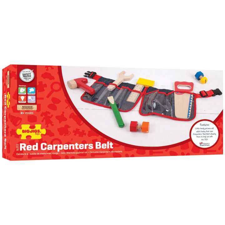 Red Carpenters Tool Belt - Bigjigs