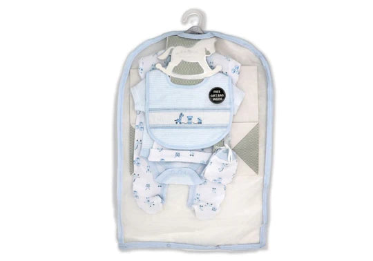 Boys 5pc Set with Gift Bag - Sz 3-6mth (Toy Box)