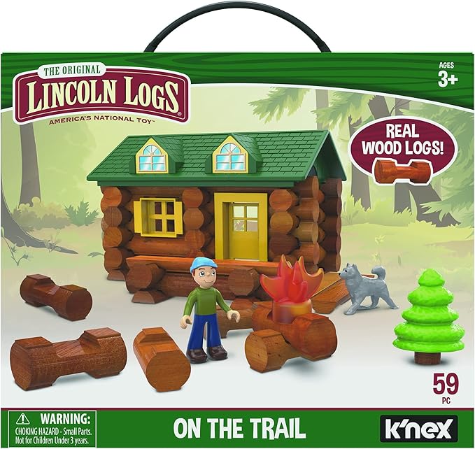 Lincoln Logs - 60pc On the Trail