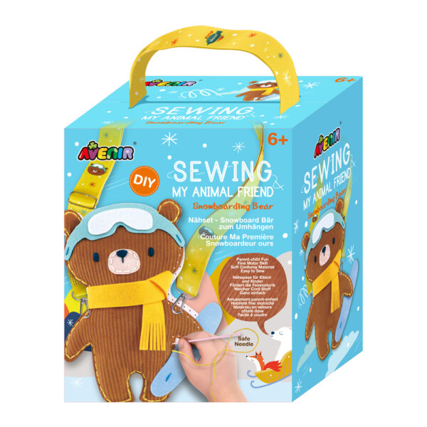 Sewing My Animal Friend - Snowboarding Bear