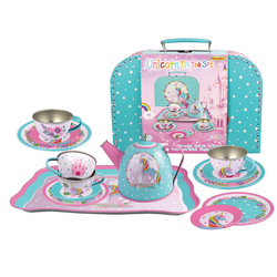 Unicorn Tin Tea Set in Carry Case