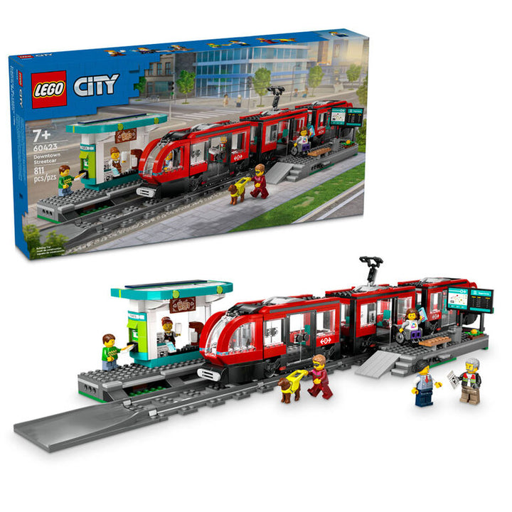 Downtown Streetcar and Station - Lego City