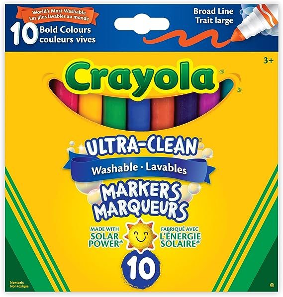 Crayola - 10 Ultra Clean Markers