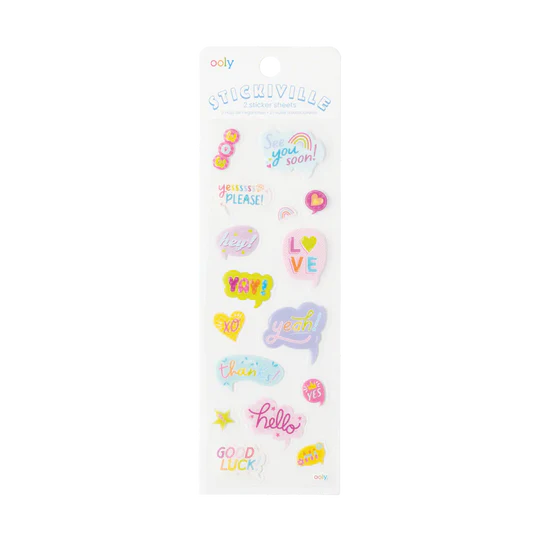 Cute Thoughts - Stickiville Skinny Stickers