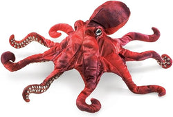 Red Octopus Puppet