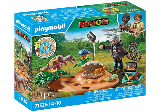 Stegosaurus Nest with Egg Thief - Playmobil Dinos