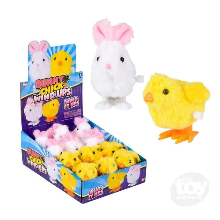 Wind Up Fuzzy Bunny or Chick Assortment