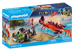 Battle with the Giant Crab - Playmobil Pirates