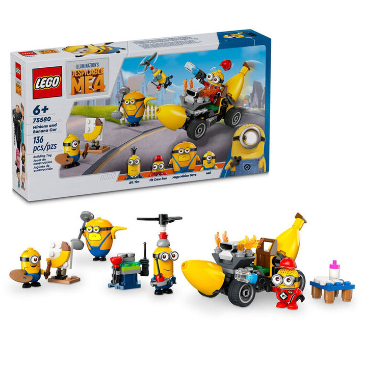 Minions and Banana Car - Lego Despicable Me 4