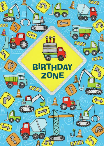 Birthday Zone Foil Card