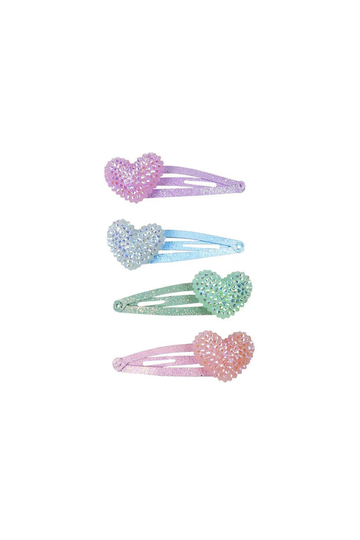 Sparkle Heart Bobble Hairclip