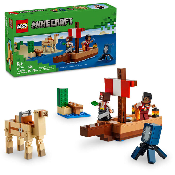 The Pirate Ship Voyage - Lego Minecraft