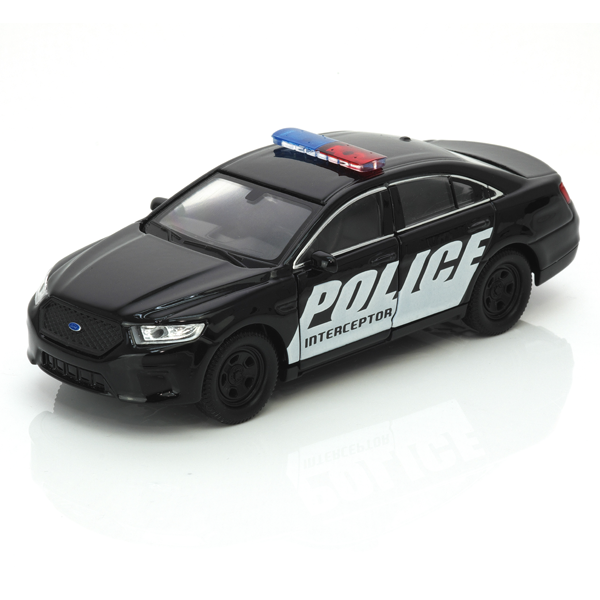 Police Car - Die-Cast - Pull-Back