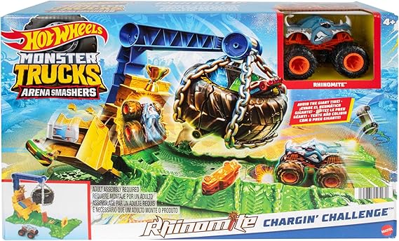 Rhinomite Chargin' Challenge - Hot Wheels Monster Truck Arena Smashers