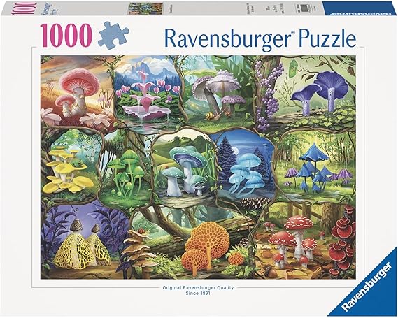 Beautiful Mushrooms - 1000pc Ravensburger Puzzle