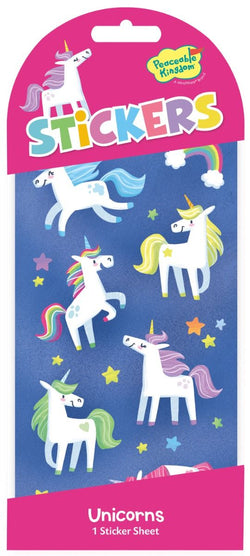 Joyful Unicorns Stickers - Peaceable Kingdom