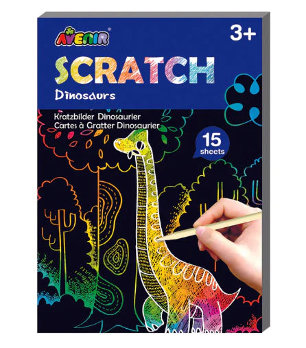 Mini Scratch Book - Dinosaurs