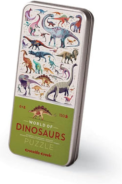 150pc Tin World of Dinosaurs Puzzle