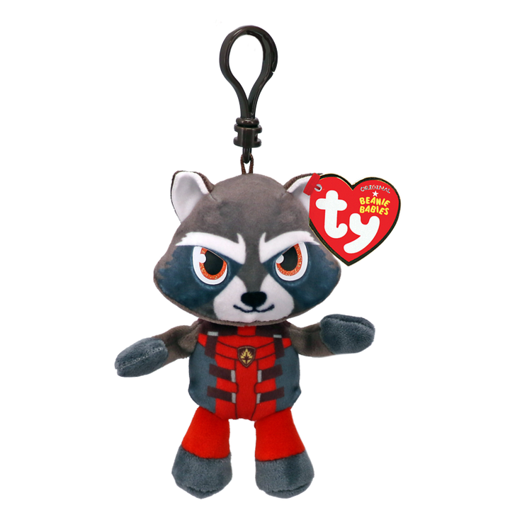 Rocket Racoon TY Floppy Clip