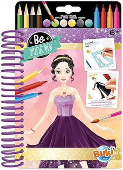 Buki Be Teens Fashion Sketchbook - Evening Dresses