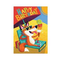 Fox Greeting Card