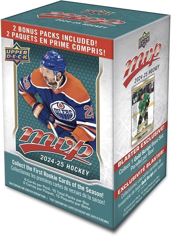 2025 Upper Deck MVP Hockey Card Booster Packs