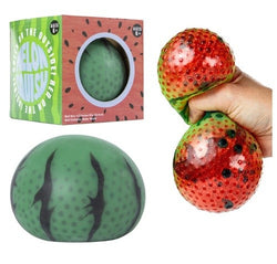 Jumbo Squish Watermelon Filled with Beads