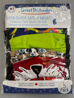 Back to School 5 Mask Set: Red